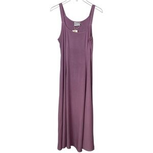 NEW Holy Clothing Amelia Chemise Maxi Dress Women S Maeve Purple Rayon Tank Boho